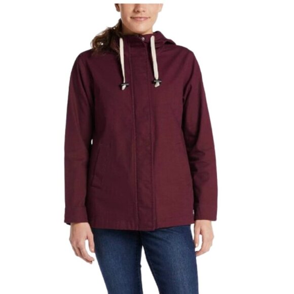 The North Face Shipler Full Zip Hoodie Womens Size Medium  Deep Garnet Red - Picture 1 of 16